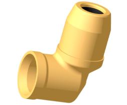 Conector acodado P5