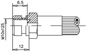 RACORERÍA DE FRENO 0021111BB - RACOR FRENO HEMBRA M10X1,25 L=12MM