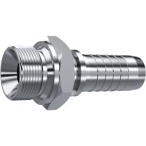 RACORERÍA INOX 841121010 - MACHO ROSCA CIL. CONO 60º INOX   5/8" BSP DN 5/8"