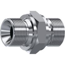 RACORERÍA INOX Z101004 - ADAPTADOR M - M CONO 60º  INOX   1/4" BSP  1/4" BSP