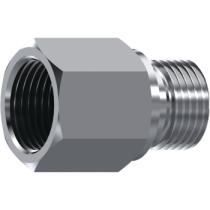 RACORERÍA INOX Z10601620 - REDUCTOR M 60º - HF INOX   M 1" BSP  H 1"1/4 BSP