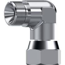 RACORERÍA INOX Z119304 - CODO 90º M - TL 60º FORJA INOX   M 1/4" BSP  H 1/4" BSP