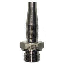 RACORERÍA INOX Z2G8 - MACHO REUSABLE R.CILÍND. CONO 60º INOX 1/2" BSP DN 1/2"
