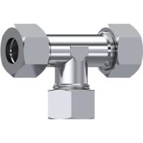  ZTL8 - UNIÓN EN T TUBO-TUBO INOX  Ø 8  L