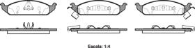  257002 - PASTILLAS DE FRENO