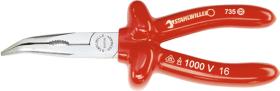 Stahlwille 65307200 - ALICATE DE PINZA CURVA SEMIRREDONDA CON FILO