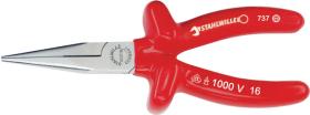 Stahlwille 65337160 - ALICATE DE PINZA SEMIRREDONDA DE MECANICO