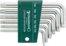 Stahlwille 96432202 - JUEGO DE LLAVES HEXAGONALES TORNILLOS TORX