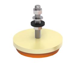 EGAÑA F120X - SOPORTE POLIURETANO INOX.