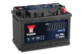  YBX9096 - BATERIA TURISMO YUASA YBX9096 12V 70AH 760A (+D) AGM