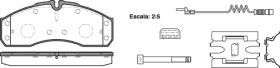  265122 - PASTILLAS DE FRENO