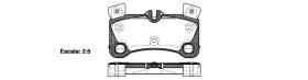  2134600 - PASTILLA FRENO PORSCHE