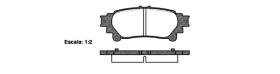  2139500 - PASTILLA FRENO LEXUS