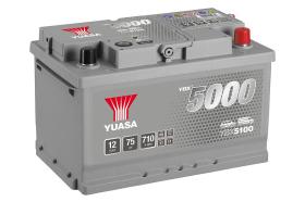  YBX5100 - BATERIA TURISMO YUASA YBX5100 12V 75AH 710A (+D)