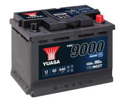  YBX9027 - BATERIA TURISMO YUASA YBX9027 12V 60AH 640A (+D) AGM