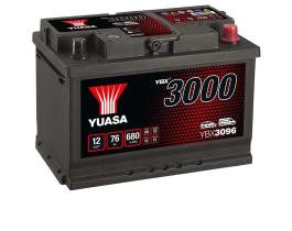  YBX3096 - BATERIA TURISMO YUASA YBX3096 12V 76AH 680A (+D)