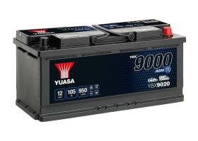  YBX9020 - BATERIA TURISMO YUASA YBX9020 12V 105AH 950A (+D) AGM