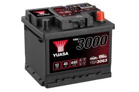  YBX3063 - BATERIA TURISMO YUASA YBX3063 12V 45AH 440A (+D)