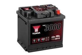  YBX3012 - BATERIA TURISMO YUASA YBX3012 12V 52AH 450A (+D)