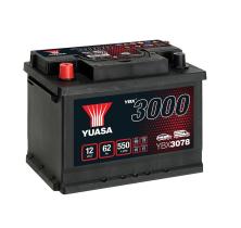 Yuasa YBX3078 - BATERIA TURISMO YUASA YBX3078 12V 62AH 550A (+D)