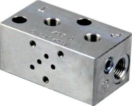 Hydronit M60403010 - BLOQUE MODULAR PARALELO NG3 MICRO - 1/4 BSP SALIDA LATERAL