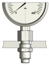 Minipress 18120000 - MINIMEX ADAPT. PASAT. M16X2 TL MANOMETRO 1/2