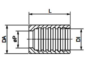 Minipress 30BTAI00 - MINIMEX CASQUILLO DN 2 INOX A316