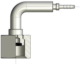 Minipress 36120090 - MINIMEX TL CD90 1/2 MANOMETRO CON TORICA TUBO DN2