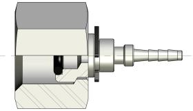 Minipress 3612OR03 - MINIMEX TL 1/2 MANOMETRO CON TORICA TUBO DN3