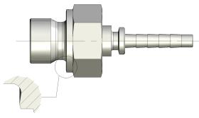 Minipress 44MFD180 - MINIMEX MF 1/8 ASIENTO PLANO TUBO DN2