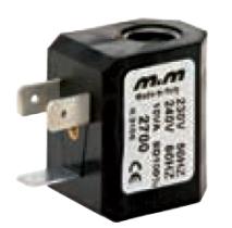 M&M 2150 - BOBINA M&M "SERIE 2000 - CLASE F (NC)" - 12V DC