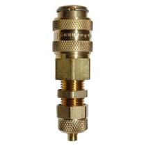 AIXIA 21KAKS06MPX - BASE ENCHUFE RÁPIDO "SERIE 21" PASAMURO PARA TUBO 4X6
