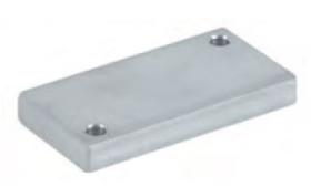 Pneumax 805.00 - PLACA DE CIERRE DE COLECTOR DE ALUMINIO "SERIE 805"