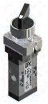 Pneumax T228.32.6.27 - SELECTOR FRONTAL 3/2 TECNOPOLÍMERO - DOS POSICIONES 1/8'