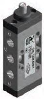 Pneumax T228.52.0.1 - PULSADOR ESFERA TECNOPOLÍMERO 5/2 - MUELLE 1/8'
