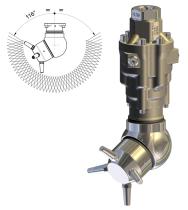 P.A. Italy 25489090 - A80 RF CABEZ.SEMOV. 120° >120 L/MIN