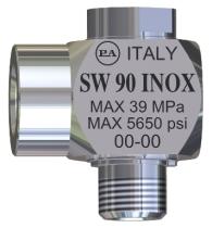 P.A. Italy 26132000 - MACHO GIRATORIO 90º SW90 MACHO 1/2 A HEMBRA 1/2 (INOX)
