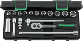 Stahlwille 96025204 - JUEGO COMPLETO DE LLAVE DE VASO 3/8"