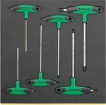 Stahlwille 96838753 - JUEGO DE DESTORNILLADORES CON MANGO T 2C