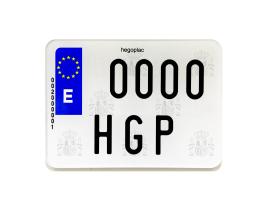 SISTEMA PLASTICO MATRICULA ACR13 - PLACA NR1 COMP ORD M.C.B