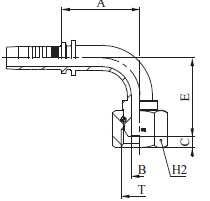 Manuli M205920302 - HEMBRA LOCA BSP 90º T.S. ROSCA 1/8 TUB.3/16