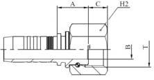 Manuli M206120812 - HEMBRA LOCA BSP ASIENTO PLANO T.S. ROSCA 3/4 TUB.1/2