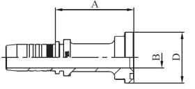 Manuli M233110808 - BRIDA RECTA 3000 PSI DIAM. 30,3 TUB.1/2