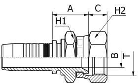 Manuli M238111616 - HEMBRA LOCA JIS BSP TOYOTA T.P. ROSCA 1" TUB.1"