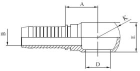 Manuli O203101616 - ESFERICO BSP ROSCA 1" TUB.1"