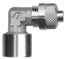 NEUMA RLF0802 - RACOR SEMIR. NIQ. CODO "RLF" TUBO 8 ROSCA HEMBRA 1/4"