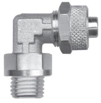 NEUMA RLG0602 - RACOR SEMIR. NIQ. CODO "RLG" TUBO 6 ROSCA CILÍ. MACHO 1/4"