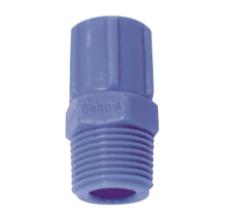 NEUMA TC0802 - RACOR SEMIR. POLIACETAL RECTO "TC" TUBO 8 ROSCA MACHO 1/4"