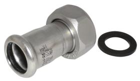 Accesorios de prensar F111512 - RACOR 2 PIEZAS INOXIDABLE 316 ROSCA HEMBRA DIAM.15-1/2"