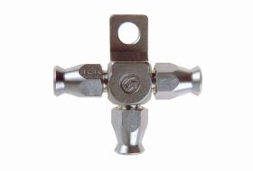 GOODRIDGE 513603C - RACOR REUSABLE T CON SALIDAS TUBO 03 CON SOPORTE (INOX)